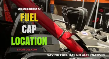 Where is the Can-Am Maverick X3 Fuel Cap Located?