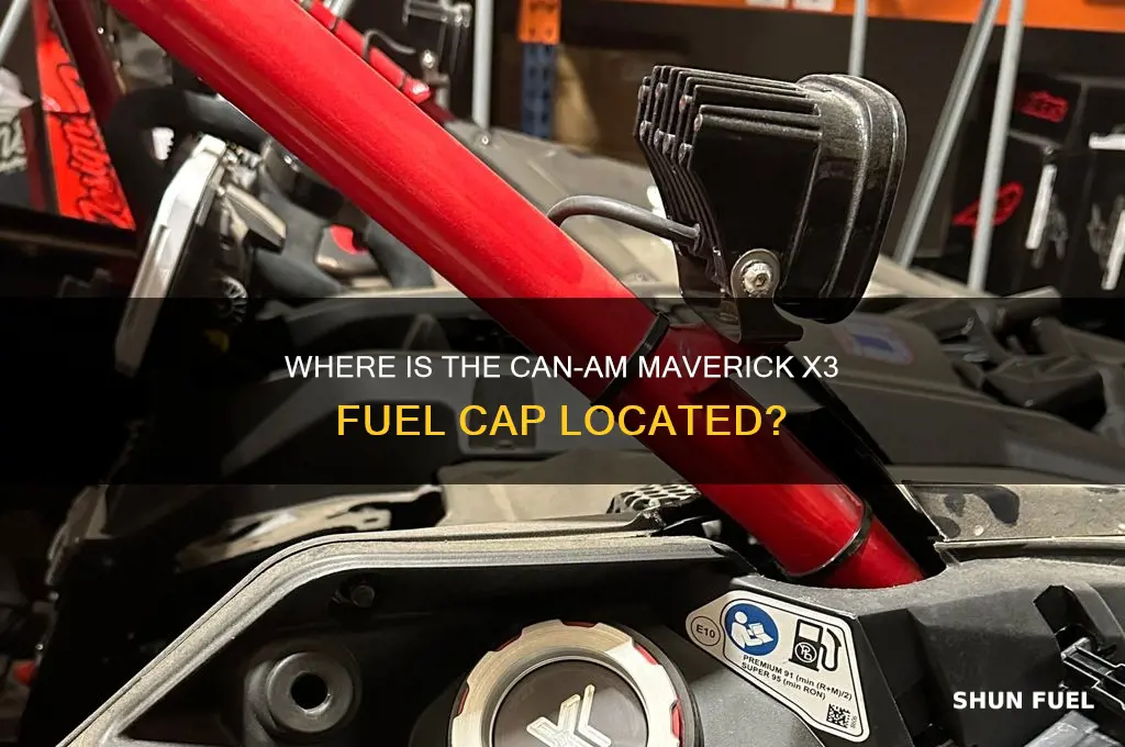 can am maverick x3 fuel cap location