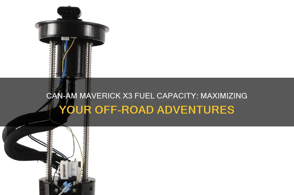 can am maverick x3 fuel capacity