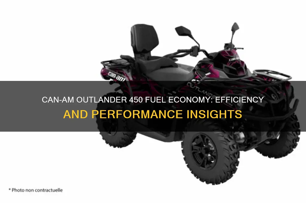 can am outlander 450 fuel economy