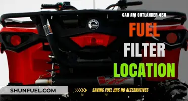 Where is the Fuel Filter on a Can-Am Outlander 450?