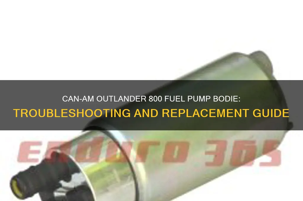 can am outlander 800 fuel pump bodie
