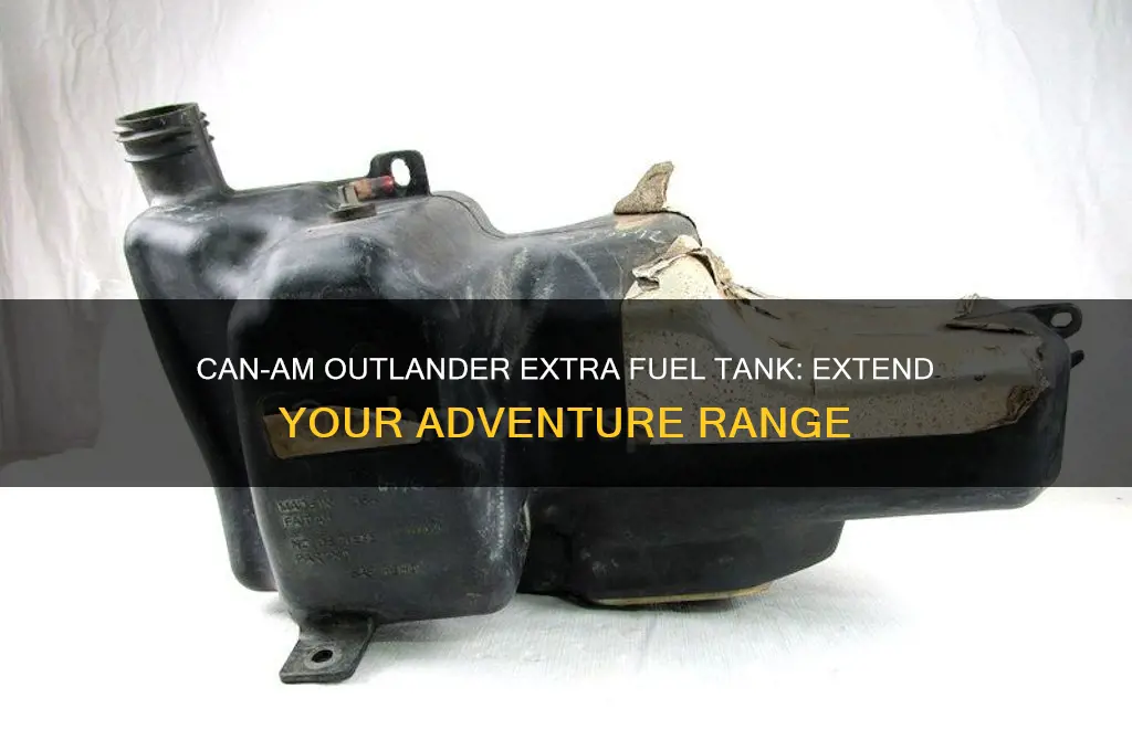 can am outlander extra fuel tank