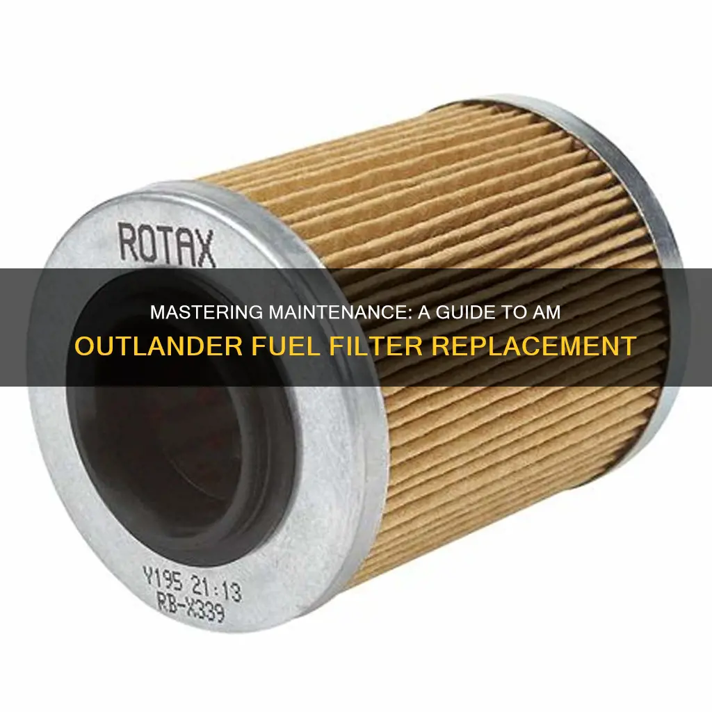 can am outlander fuel filter replacement