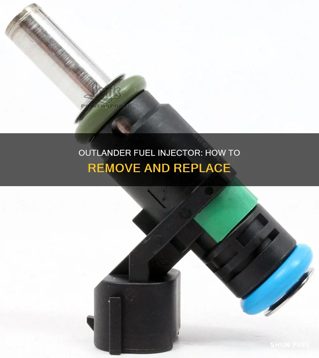 can am outlander fuel injector removal