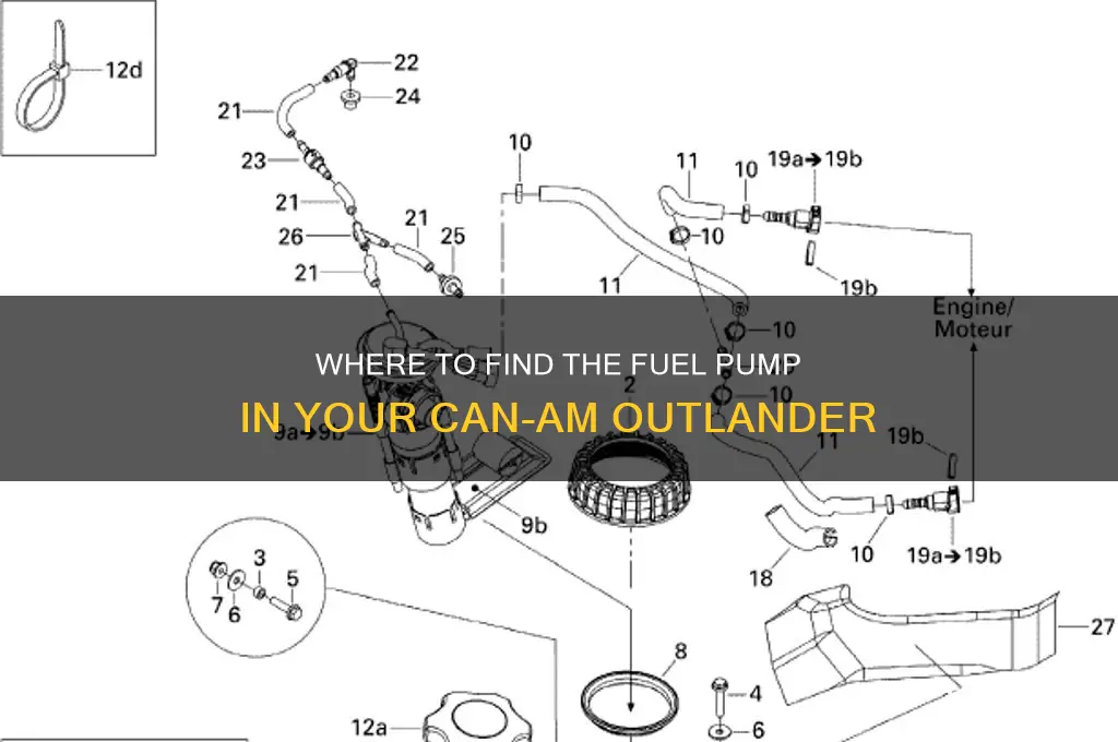 can am outlander fuel pump location