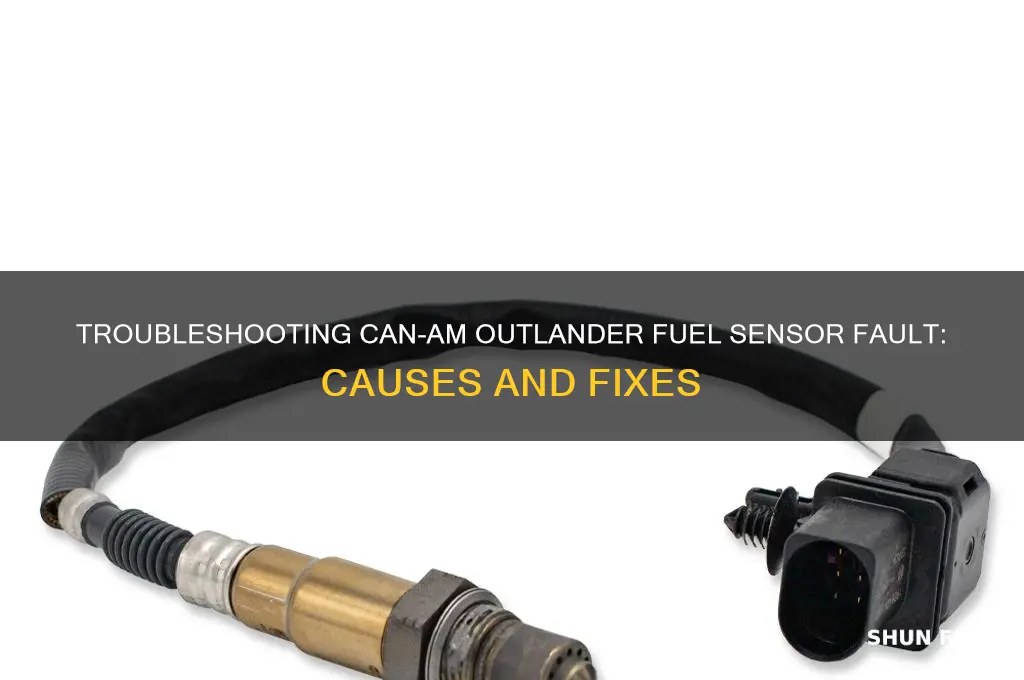 can am outlander fuel sensor fault