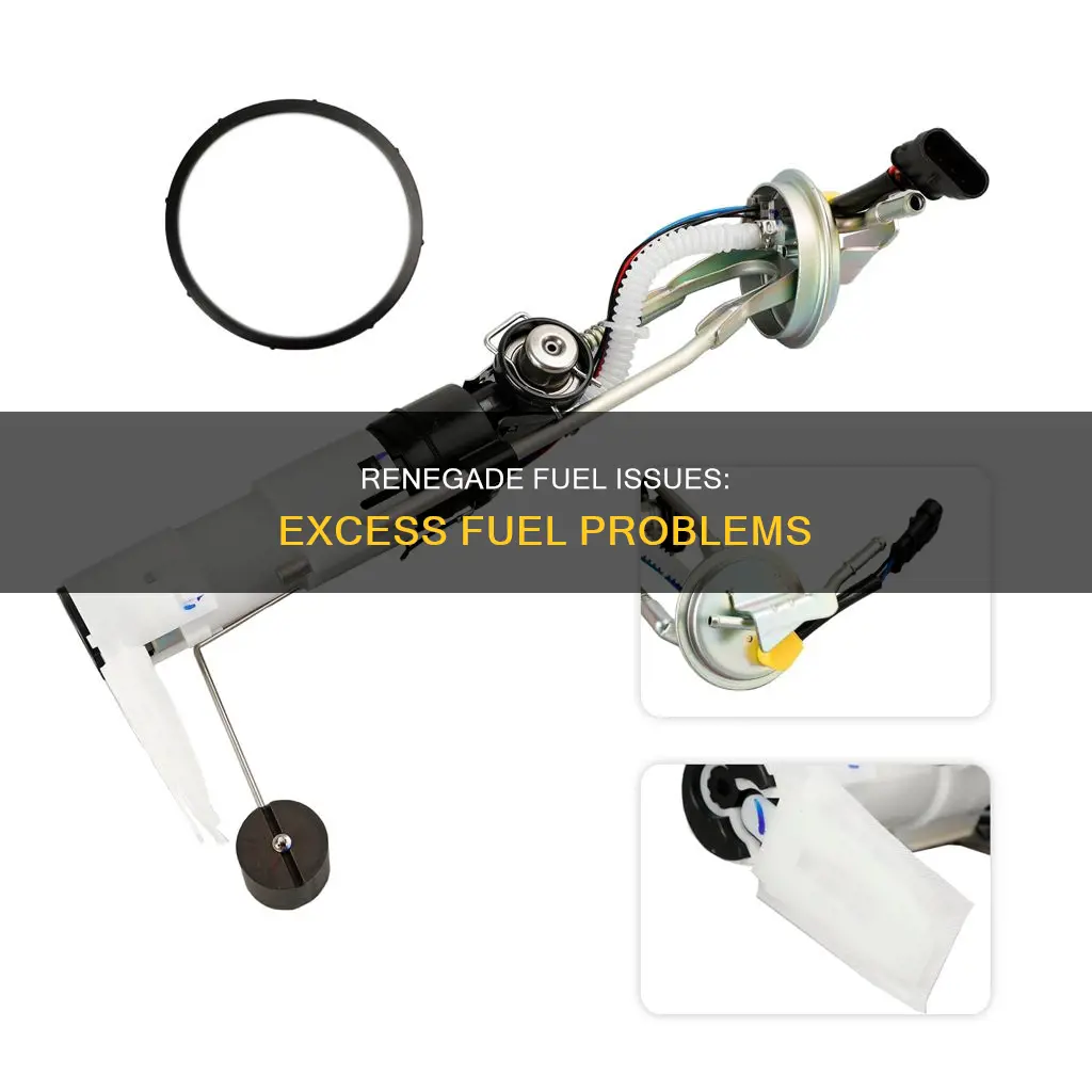 can am renegade fuel issues to much fuel