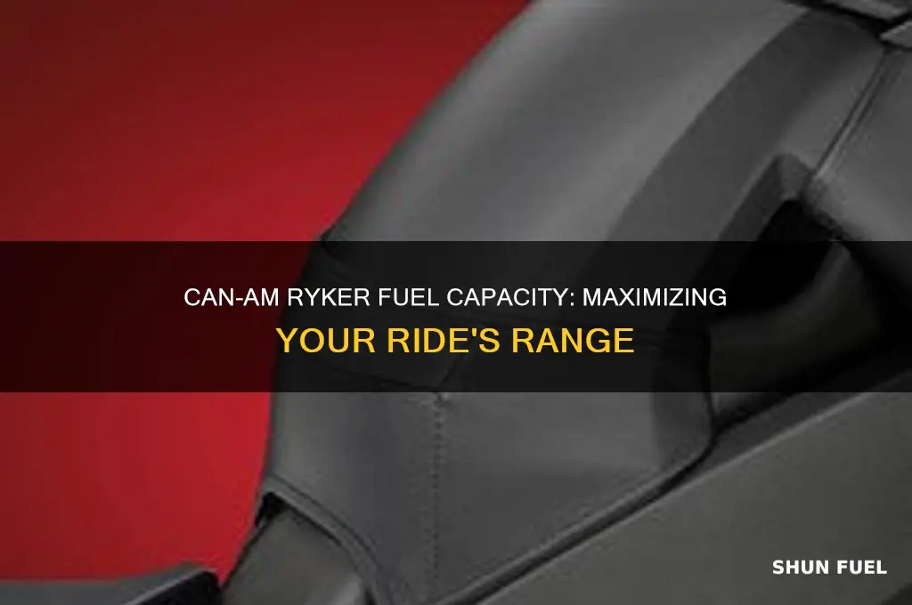 can am ryker fuel capacity