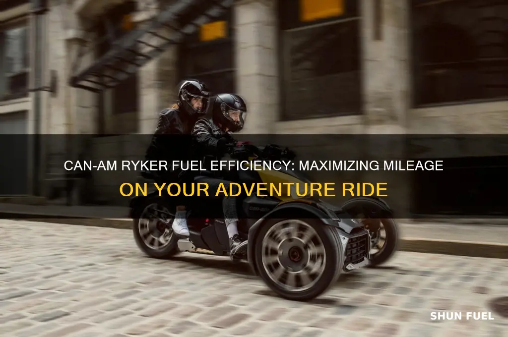 can am ryker fuel efficiency