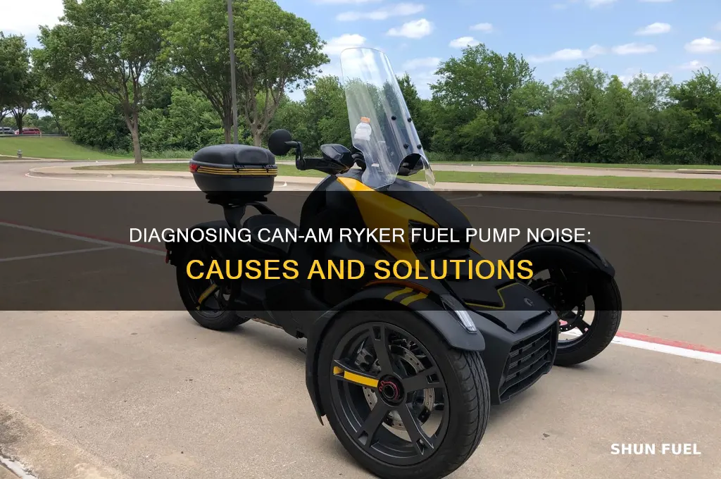 can am ryker fuel pump noise