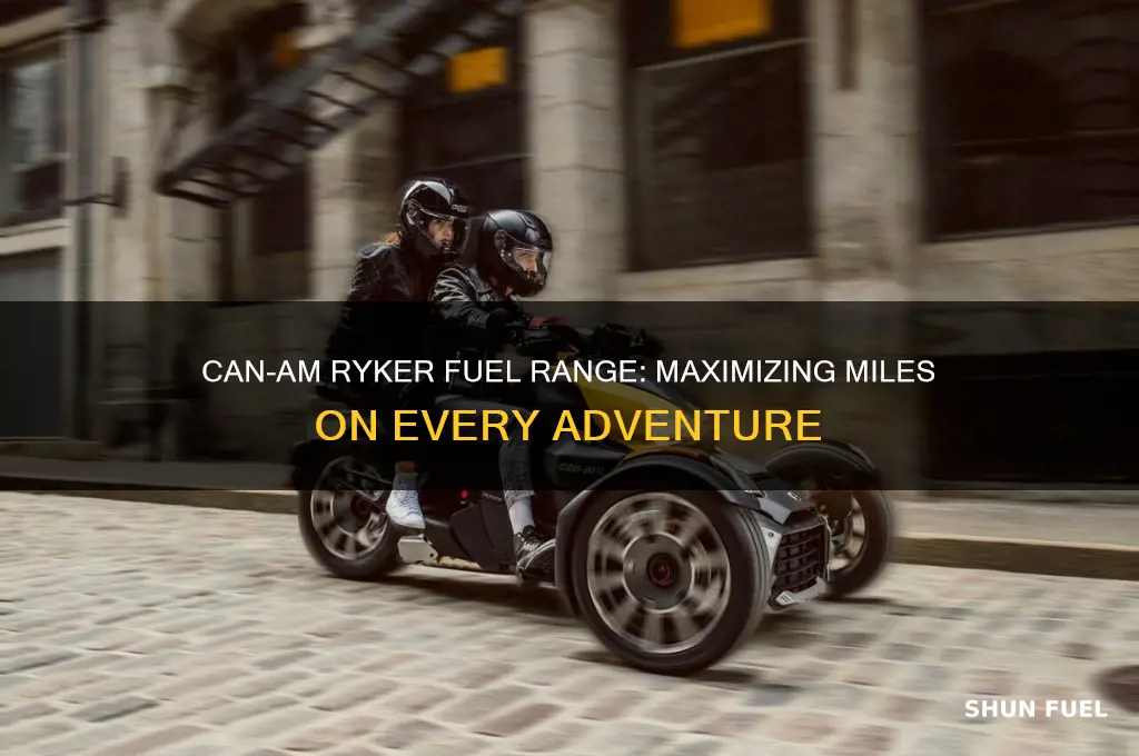 can am ryker fuel range