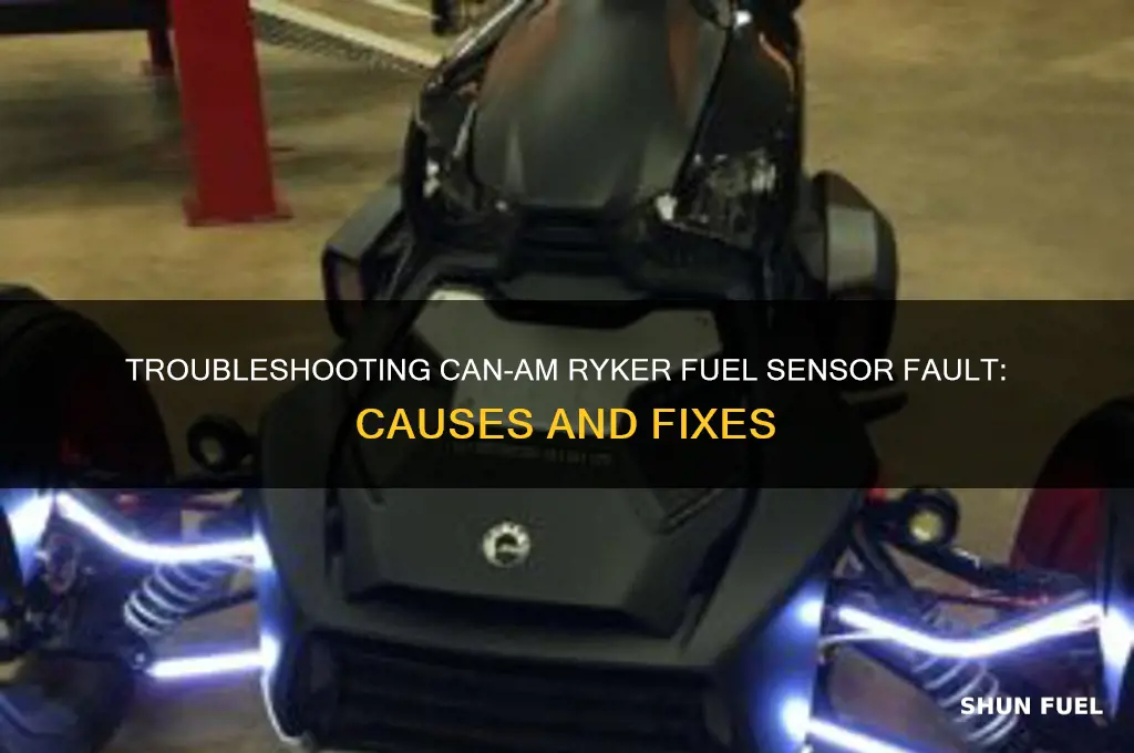 can am ryker fuel sensor fault