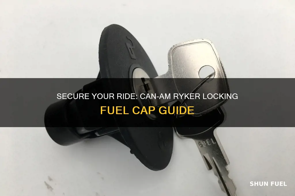 can am ryker locking fuel cap