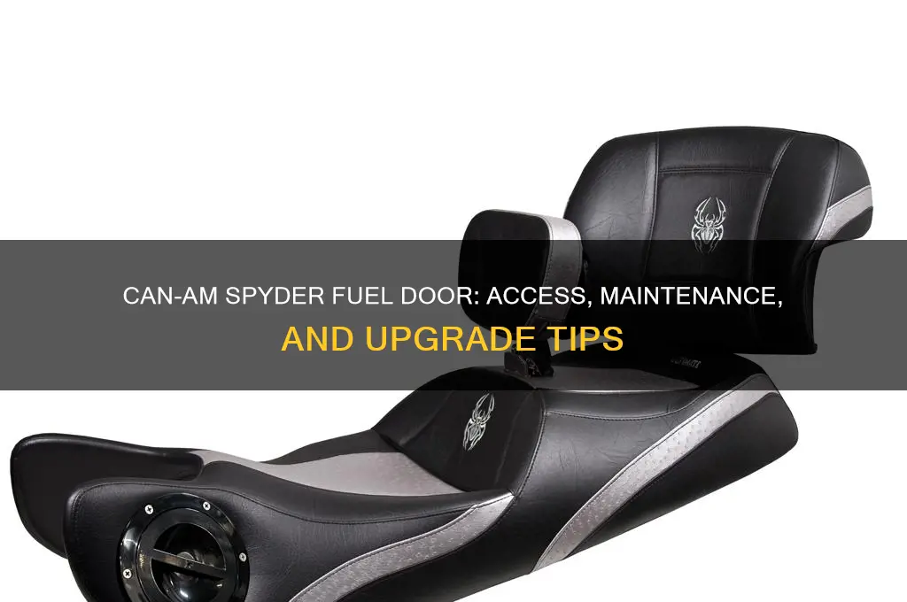 can am spyder fuel door