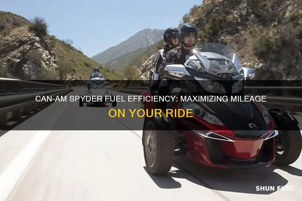 can am spyder fuel efficiency