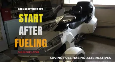 Troubleshooting a Can-Am Spyder That Won't Start After Fueling