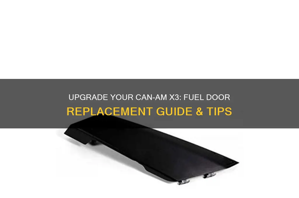 can am x3 fuel door
