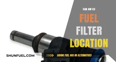 Where is the Fuel Filter on a Can-Am X3?