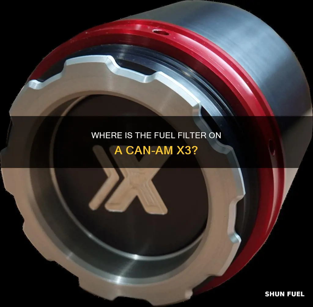 can am x3 fuel filter location