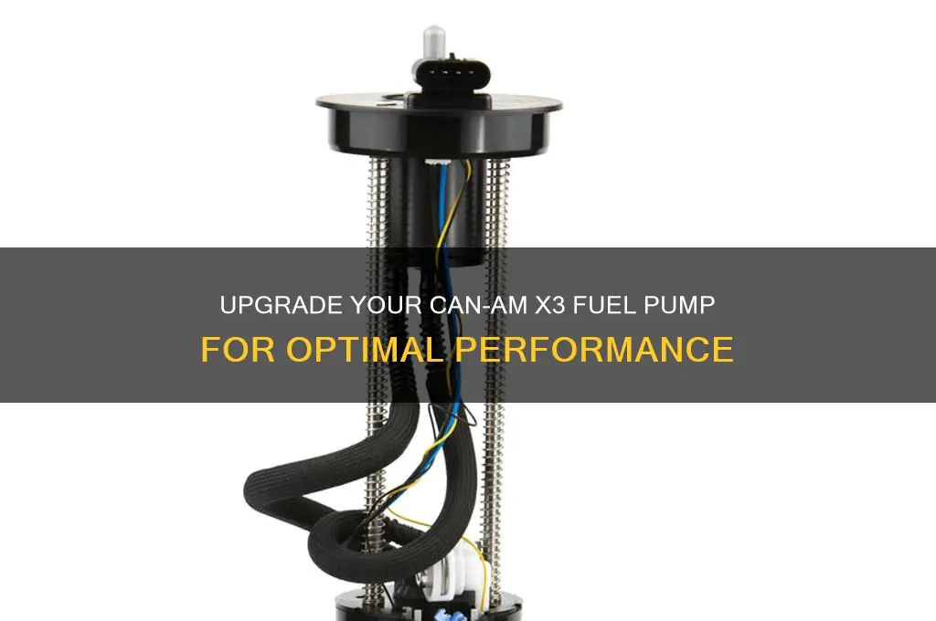 can am x3 fuel pump upgrade