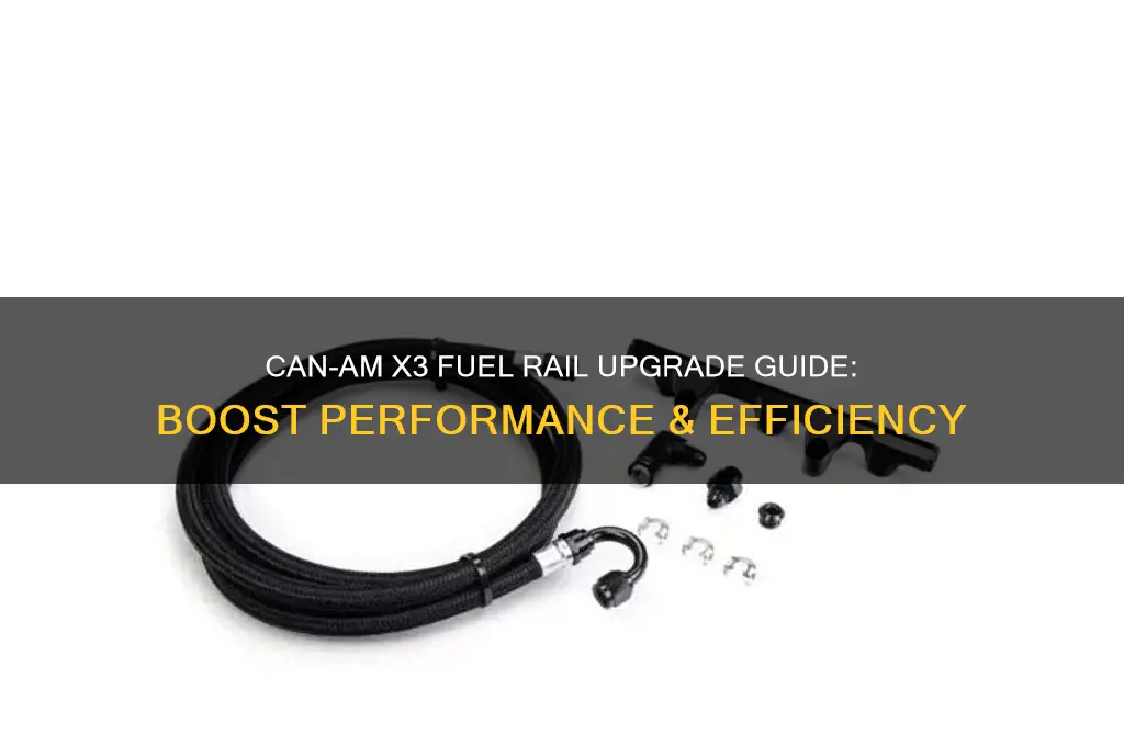 can am x3 fuel rail