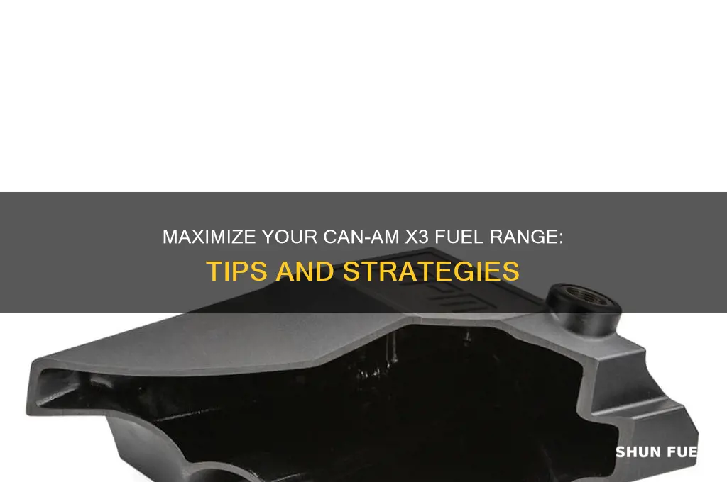 can am x3 fuel range