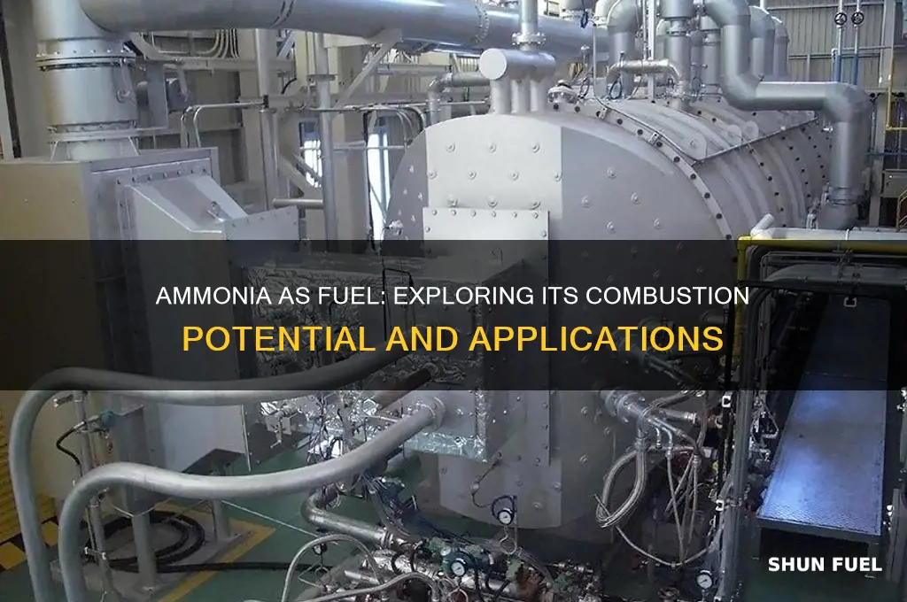 can ammonia be burned as a fuel