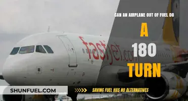 Can Fuel-Depleted Airplanes Execute a 180-Degree Turn Safely?