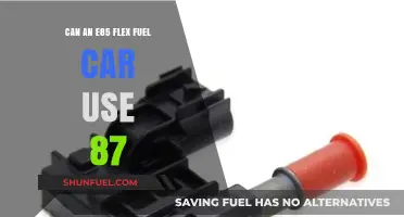 E85 Flex Fuel Vehicles: Can They Run on 87 Octane Gasoline?