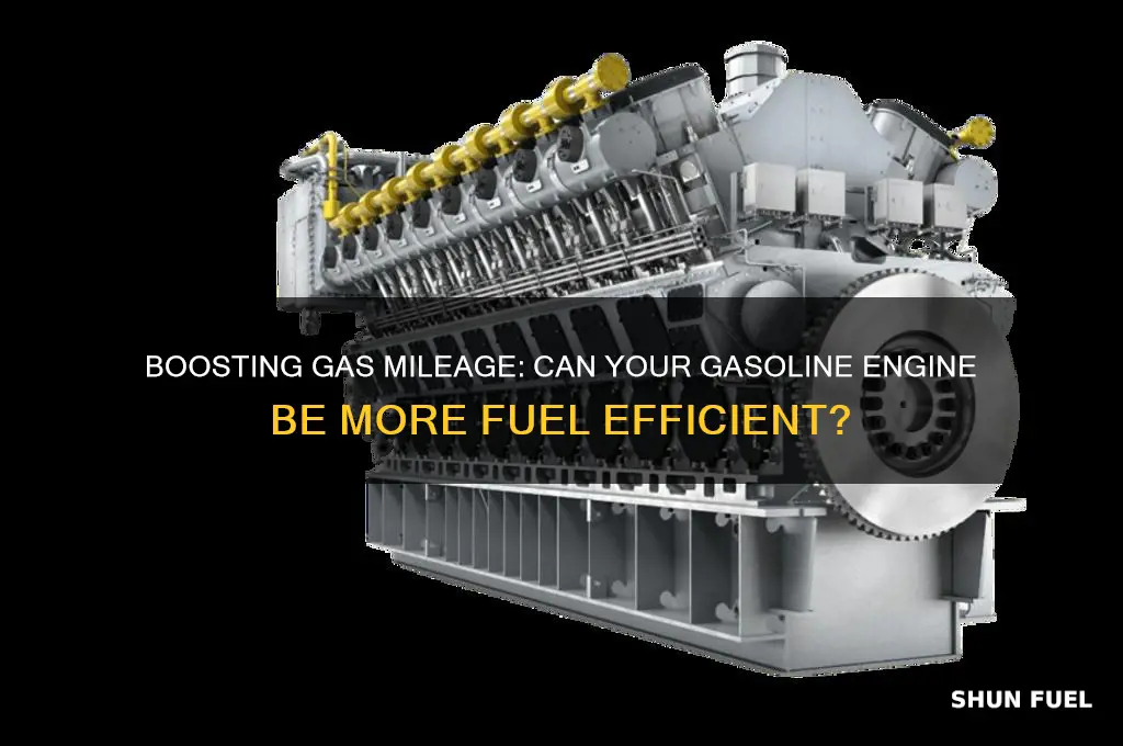 can an gasoline vehicle engine be made more fuel efficient