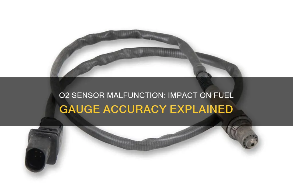 can an o2 sensor mess with fuel gauge