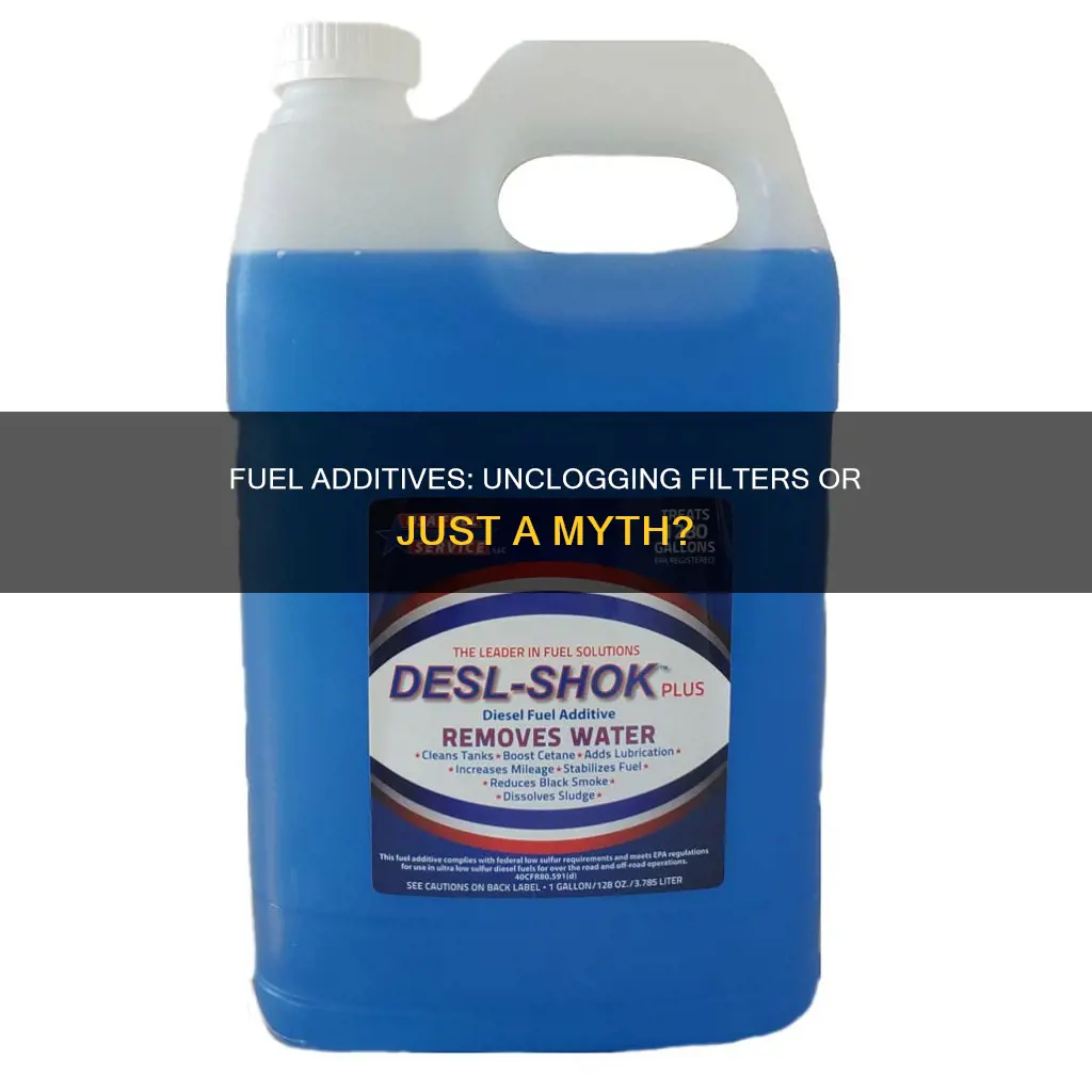 can any fuel additive clean a clogged fuel filter