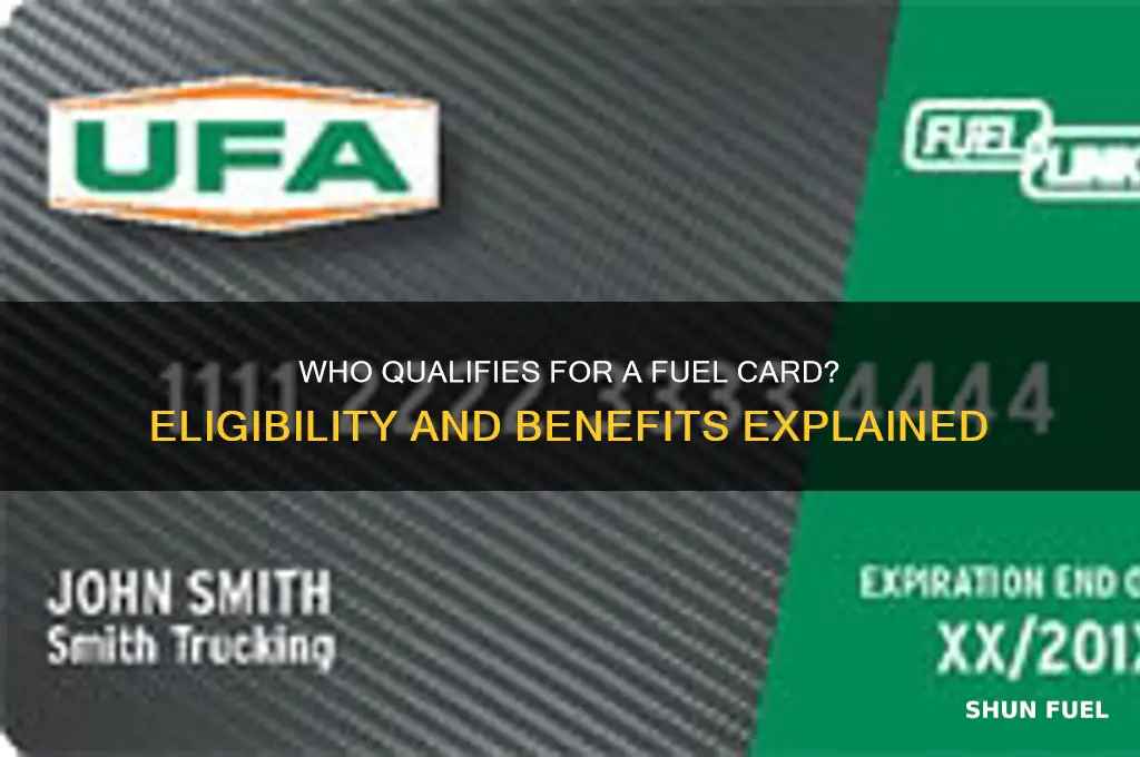 can anyone get a fuel card