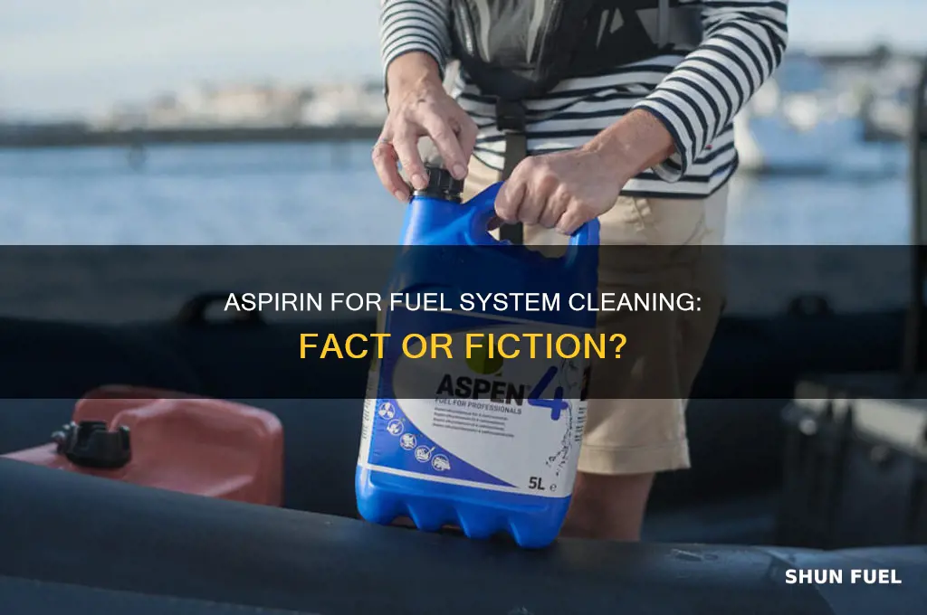 can aspirin be used to clean fuel system