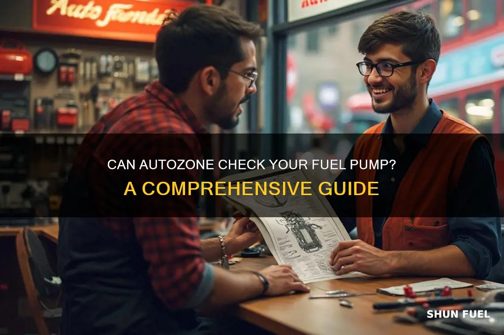 can autozone check fuel pump