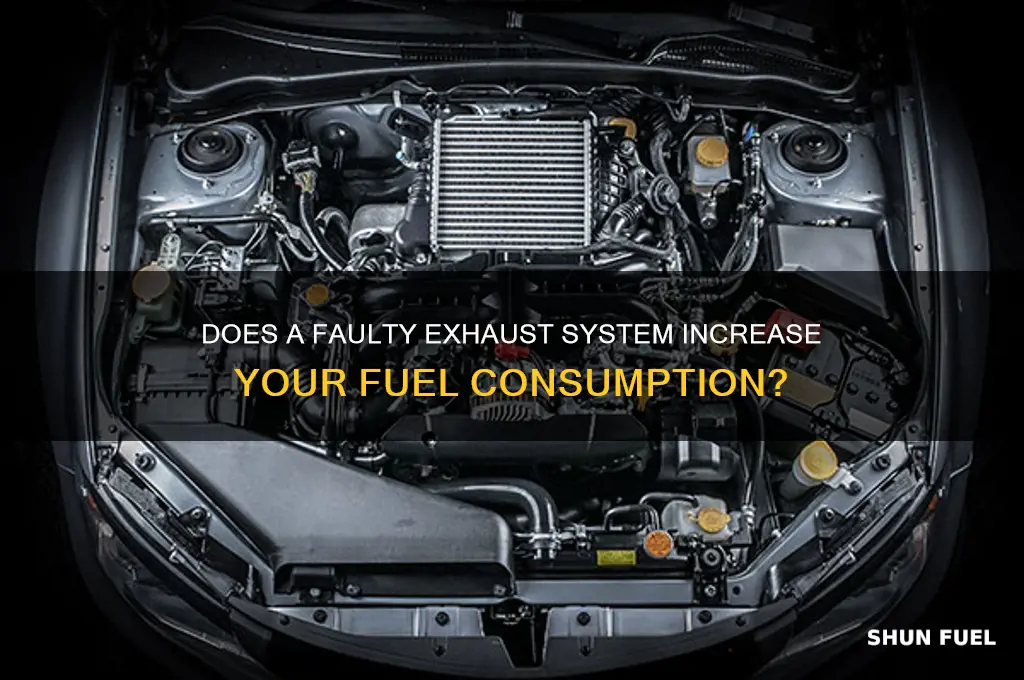can bad exhaust cause fuel consumption