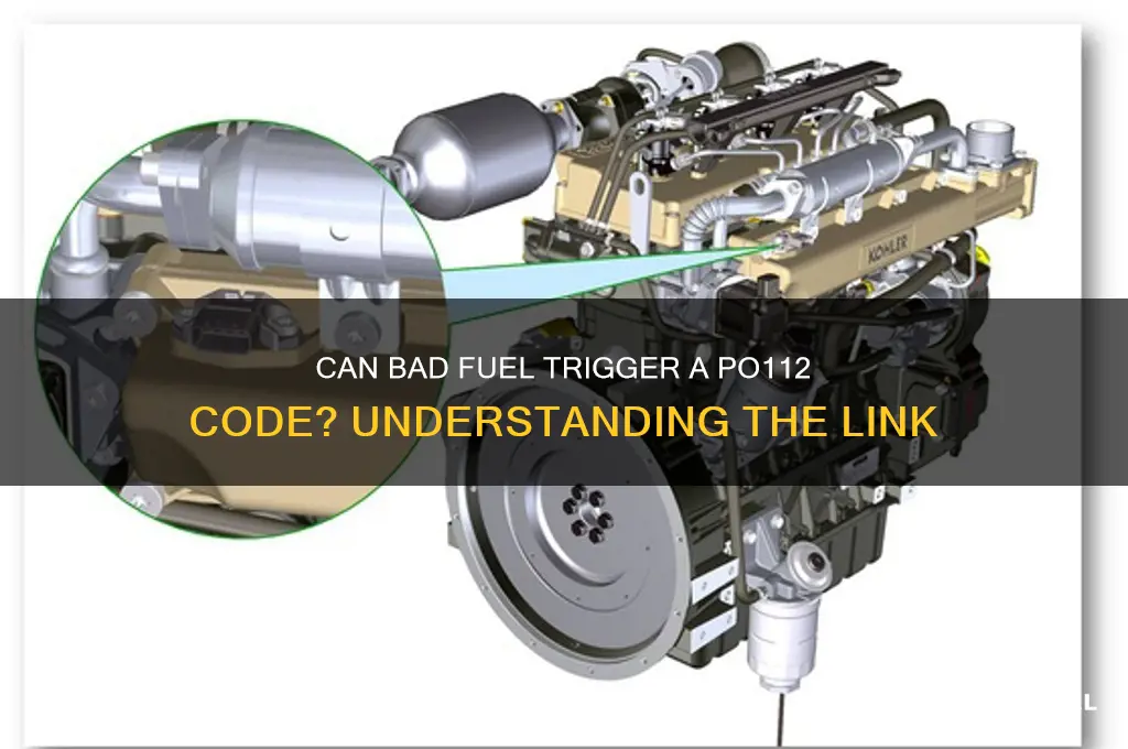 can bad fuel cause a po112 code
