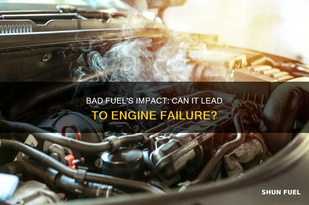 can bad fuel cause engine failure