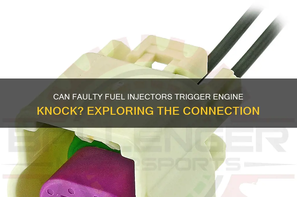 can bad fuel injector cause knock