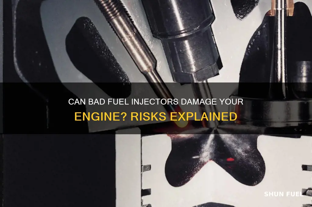 can bad fuel injector damage engine