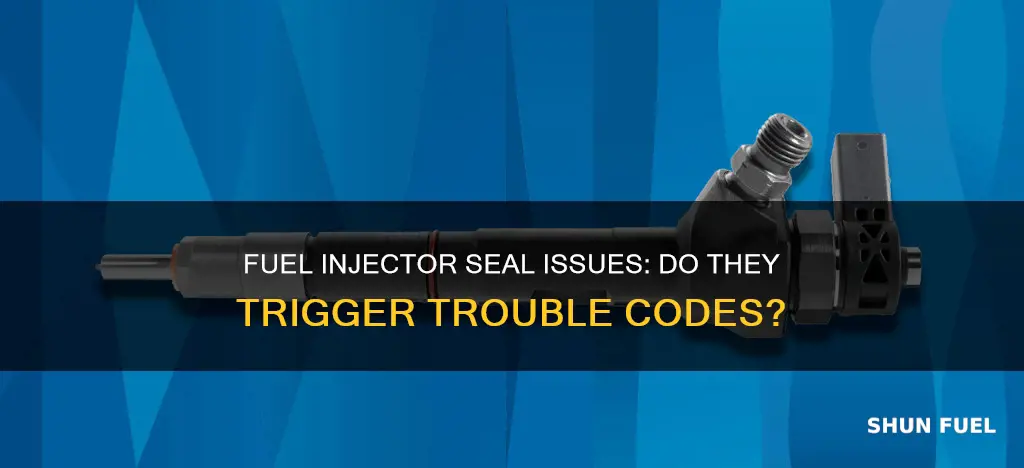 can bad fuel injector seals throw a code