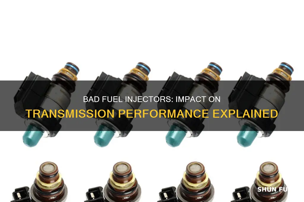 can bad fuel injectors affect transmission performance
