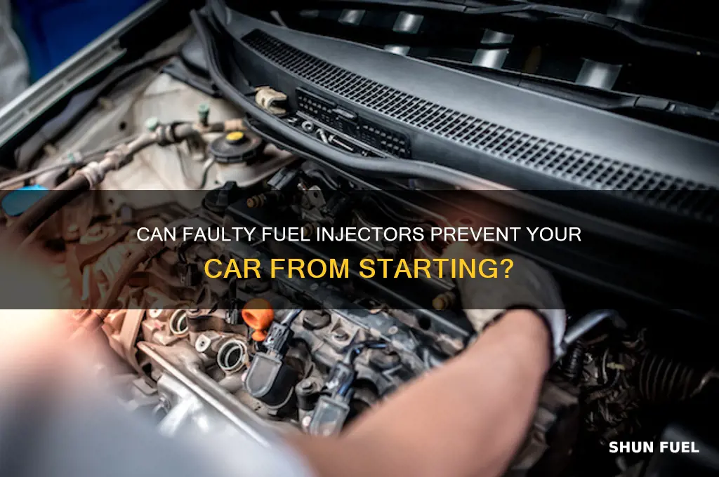 can bad fuel injectors cause a car not to start