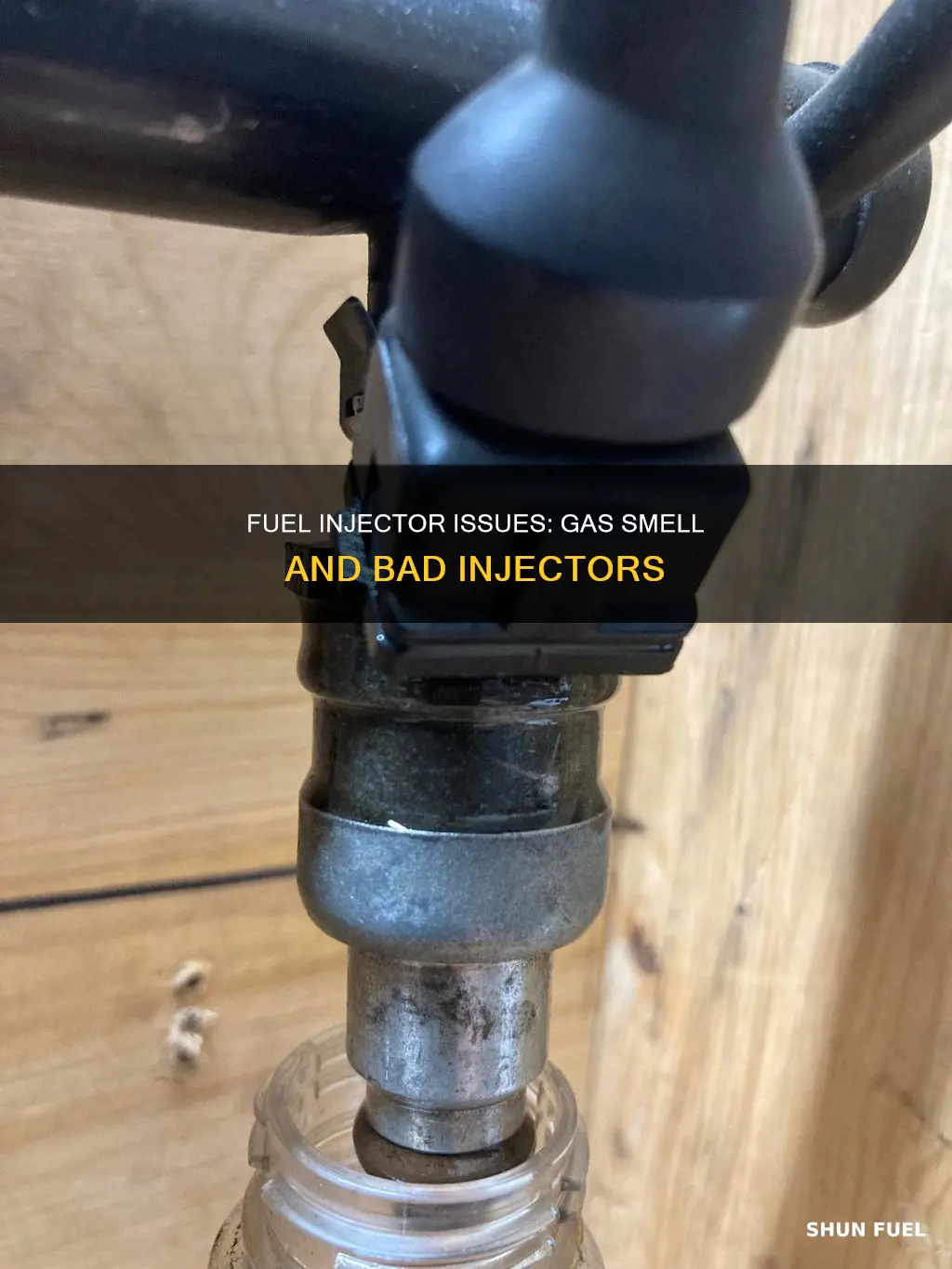 can bad fuel injectors cause gas smell