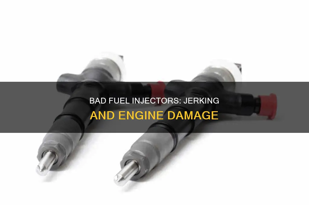 can bad fuel injectors cause jerking