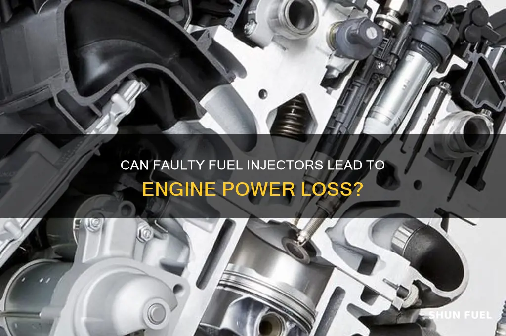 can bad fuel injectors cause loss of power