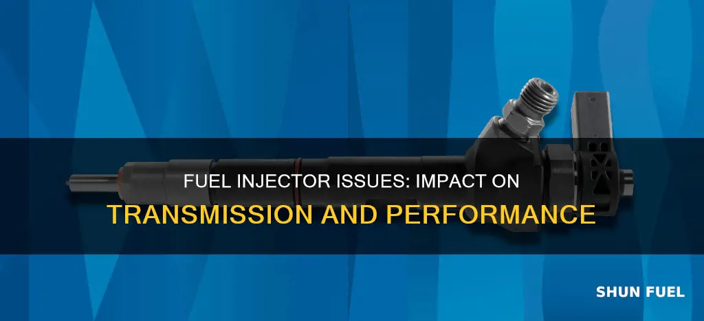 can bad fuel injectors cause transmission problems