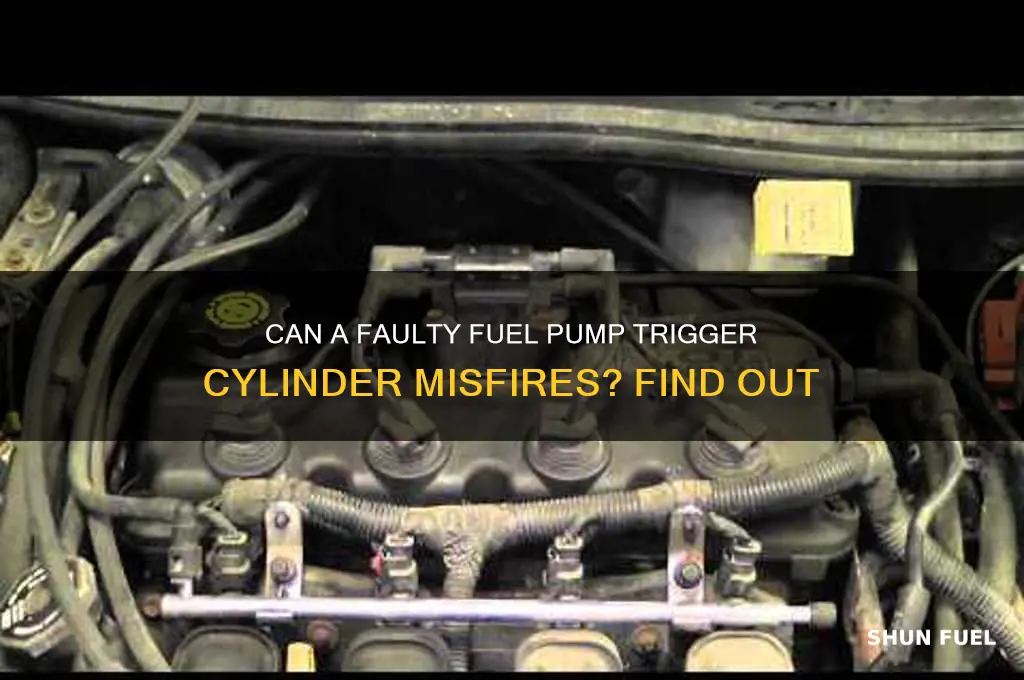 can bad fuel pump cause cylinder misfire