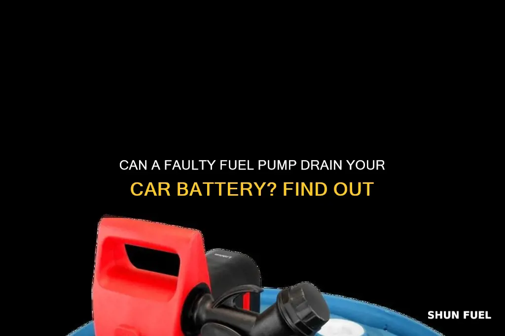 can bad fuel pump cause dead battery